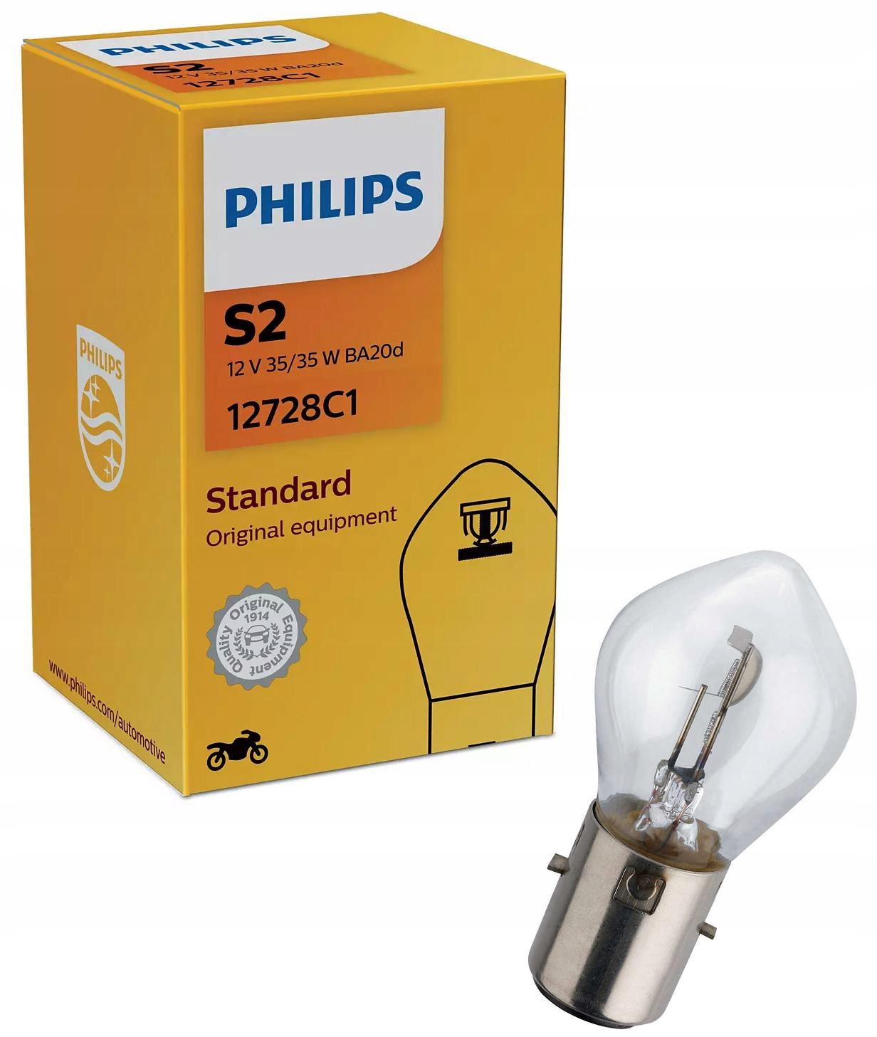 PHILIPS - STANDARD - ŻARÓWKA S2 12V 35/35W