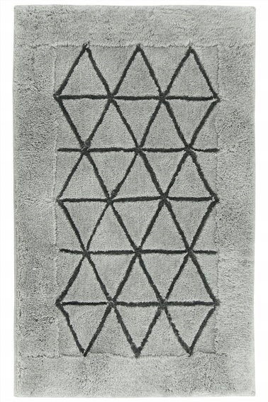 

60x100 cm Miękki Jasny Szary Dywanik Łazienkowy