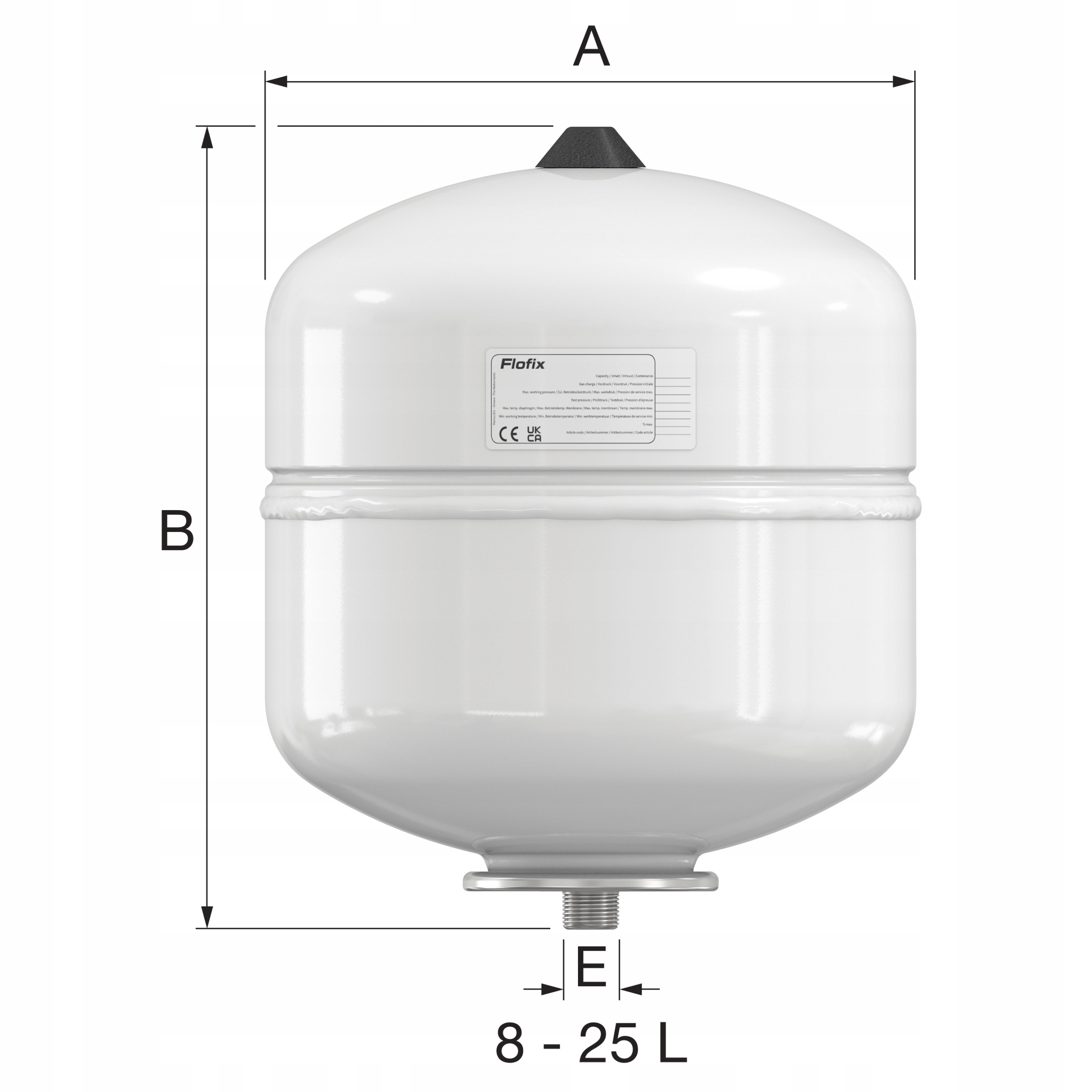 FLAMCO FLOFIX Naczynie przeponowe CWU 12L 4 10bar Marka Flamco
