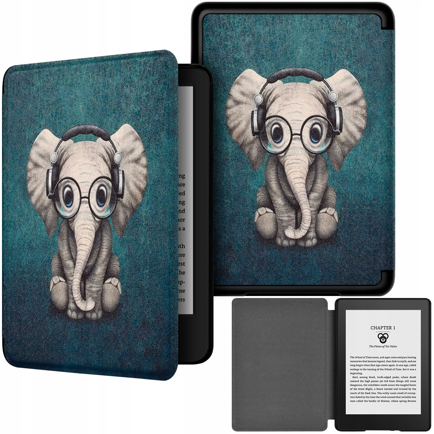 Pouzdro Grafické pro Kindle Paperwhite 6/ Colorsoft/ Signature Ed. 2024 7" x3