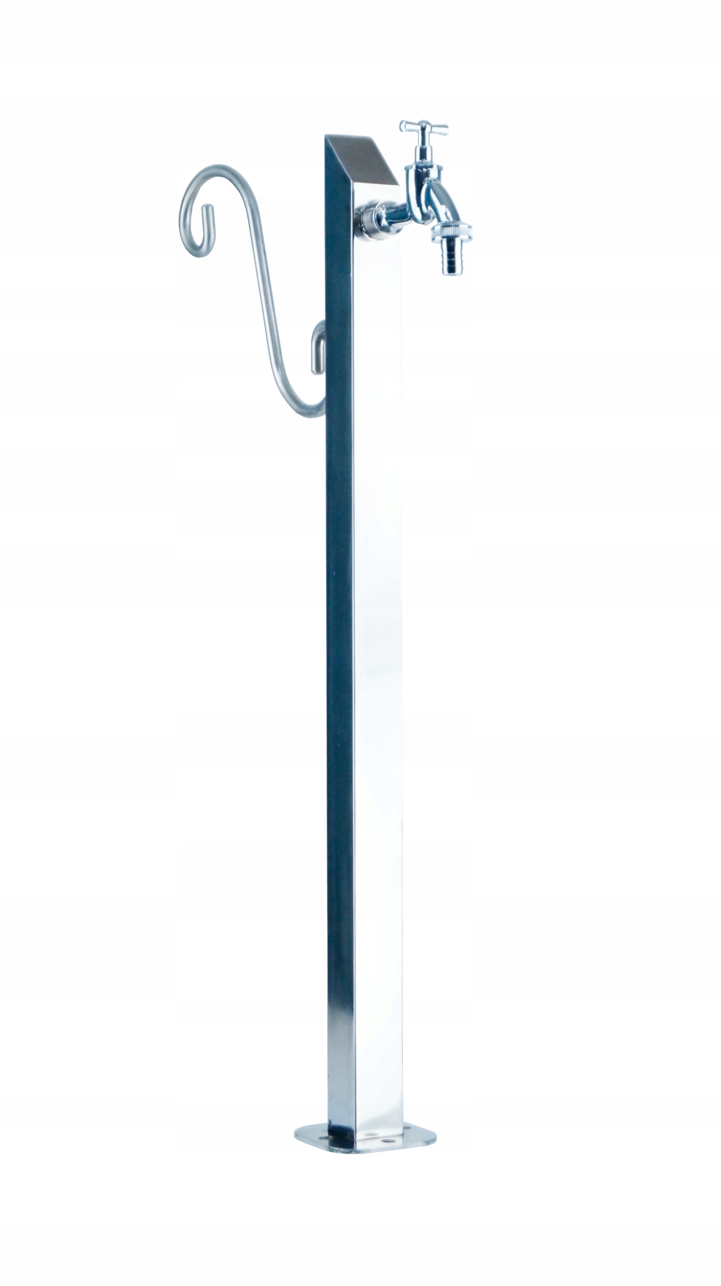 Hydrant Záhradný kohútik 70 cm Inox „Štvorec“ Bočný