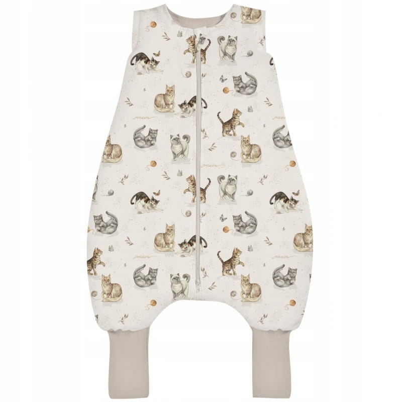 BABYSTEPS Śpiworek niemowlęcy 1 TOG z nogawkami Kotki Cat Lovers XS 6m+
