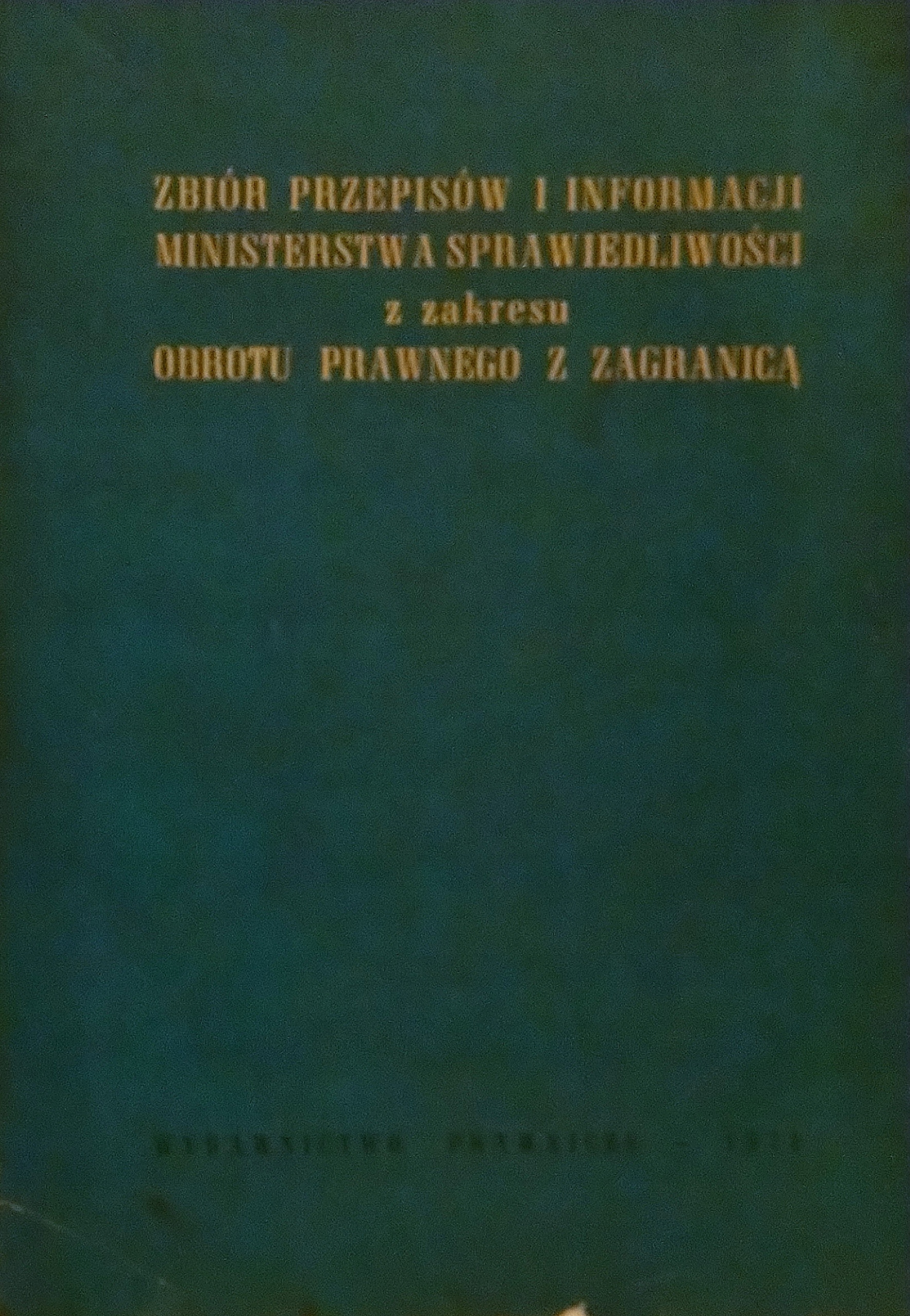 Zbiór przepisów i informacji Min.Spraw. ... SPK