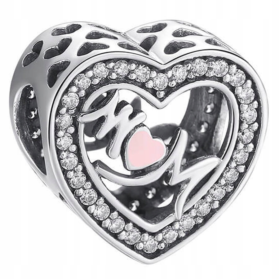 

Charms Dla Mamy Do Pandora Serce Srebro 925
