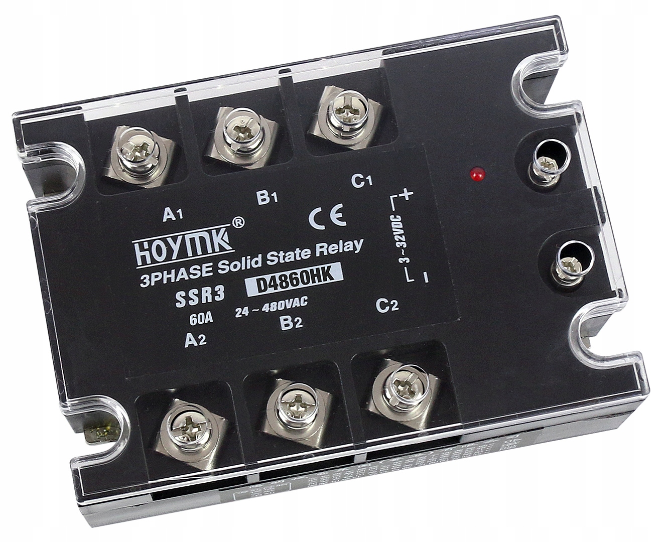 Relé 60A Třífázový Polovodičový Ssr Firemní Hoymk Ssr 60A DC Ac