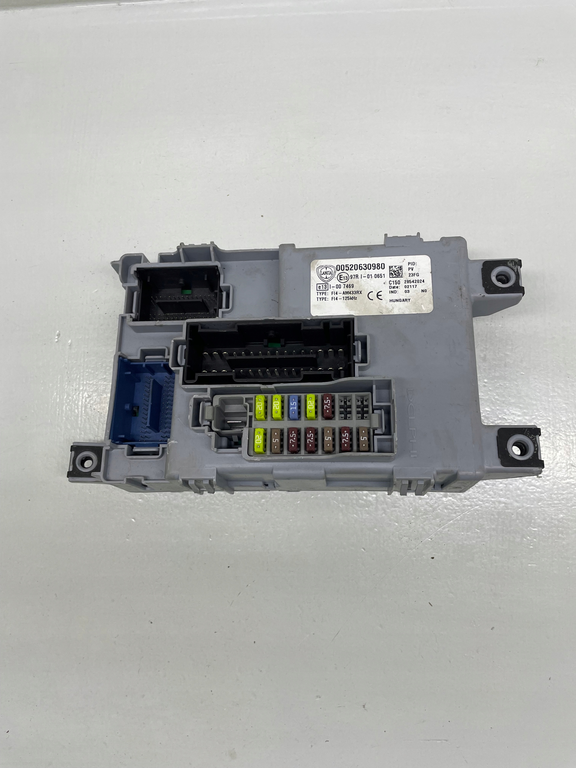 STEROWNIK MODUŁ BSI FIAT LANCIA 00520630980