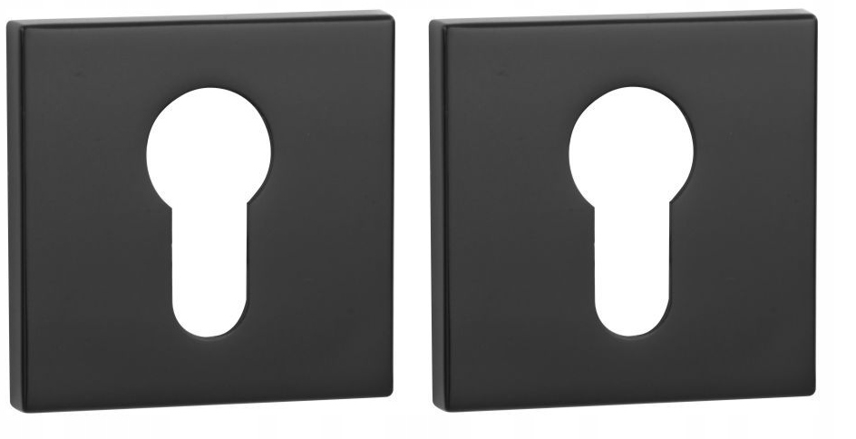 

Vds R67 rozeta kwadratowa czarna na wkładkę