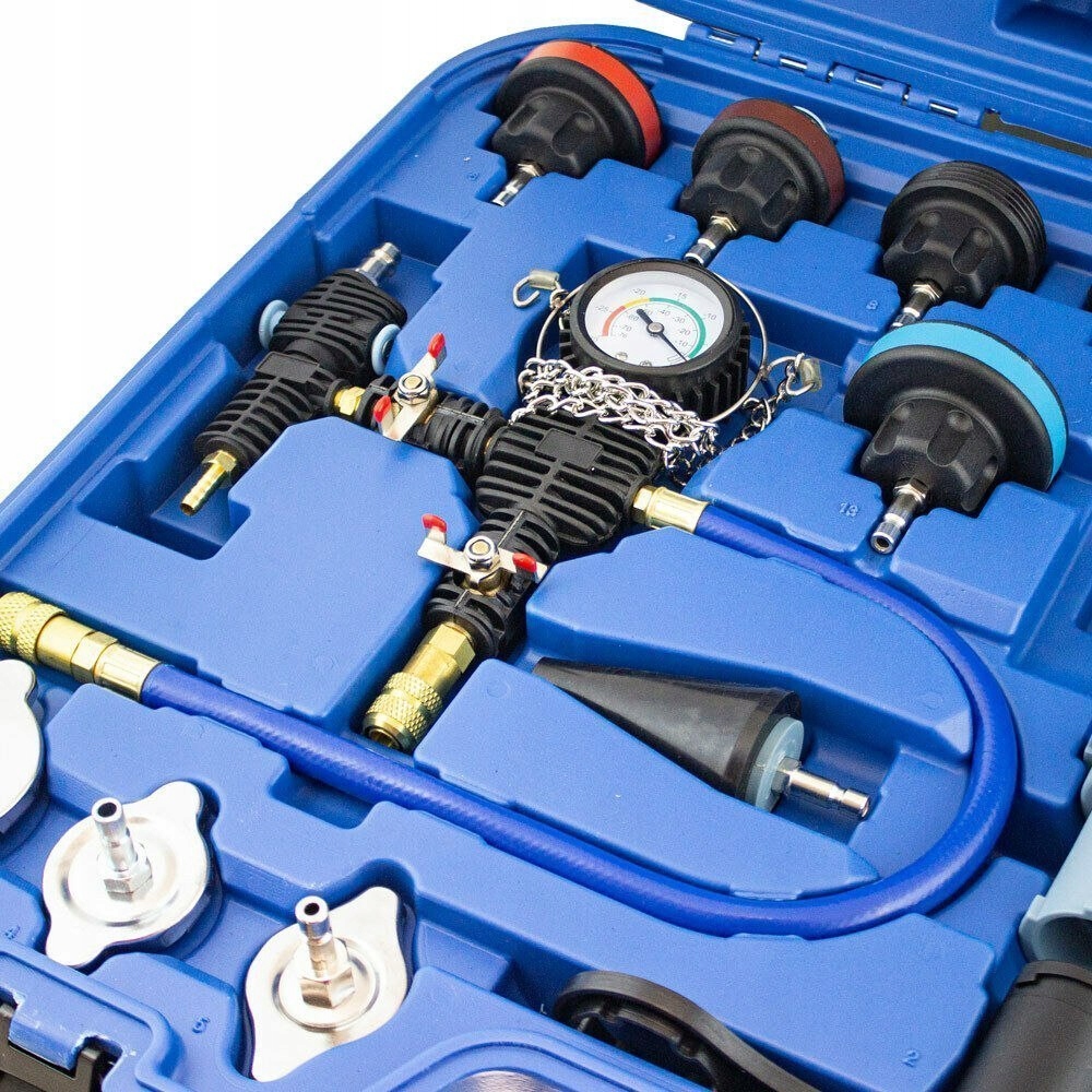 Tester układu chłodzenia szczelności 28 elementów Zestaw Miernik BITUXX EAN (GTIN) 4250394546660