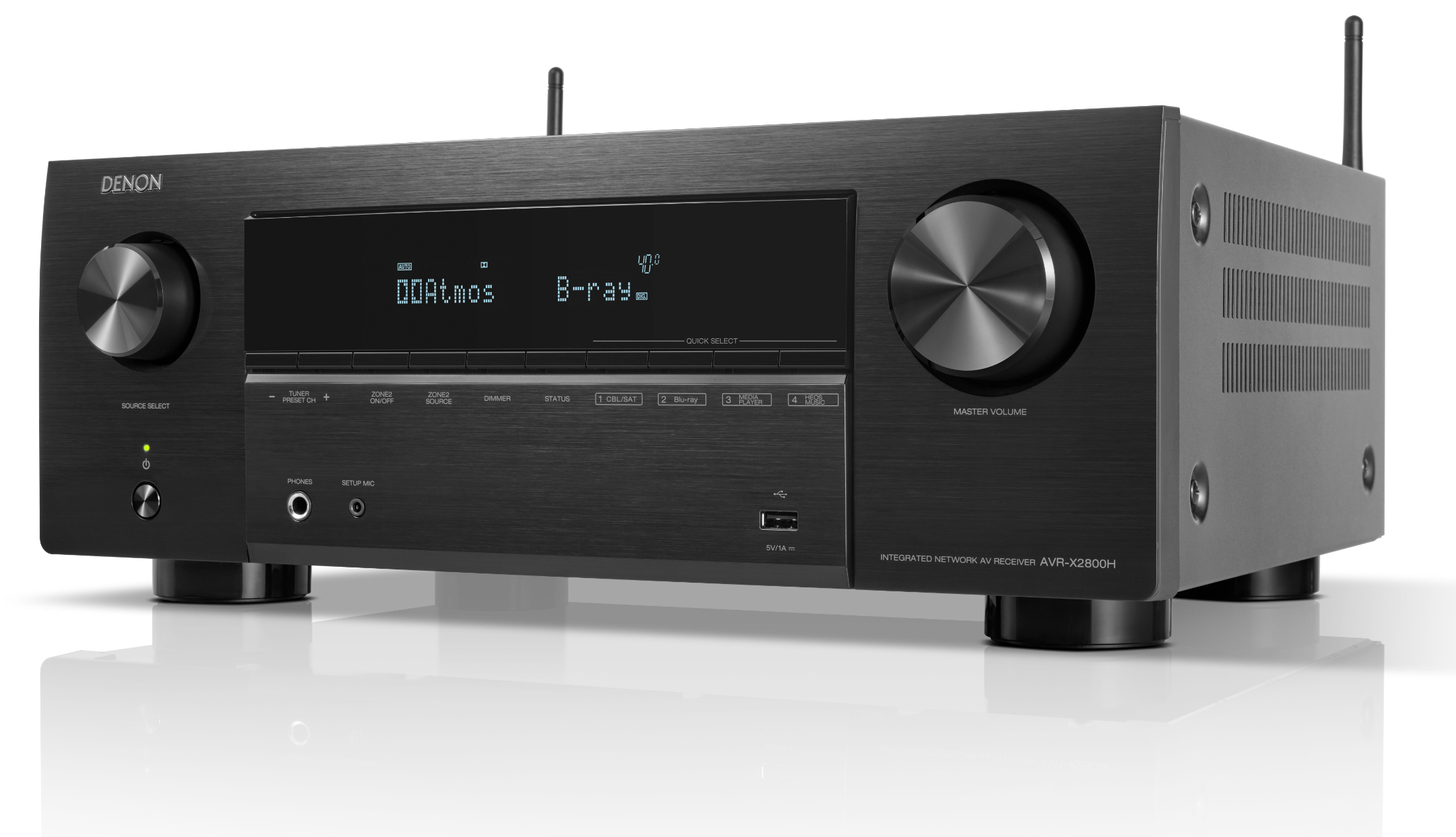 AMPLITUNER KINO DOMOWEGO DENON AVR-X2800H 7.2 CZARNY + PRZEWÓD HDMI GRATIS!