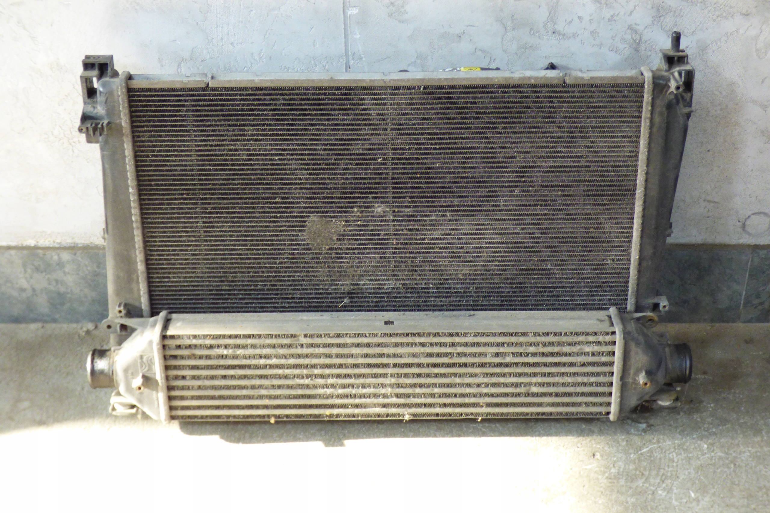 chłodnice wody intercoolera wentylator KPL. FIAT DOBLO II 2.0JTD