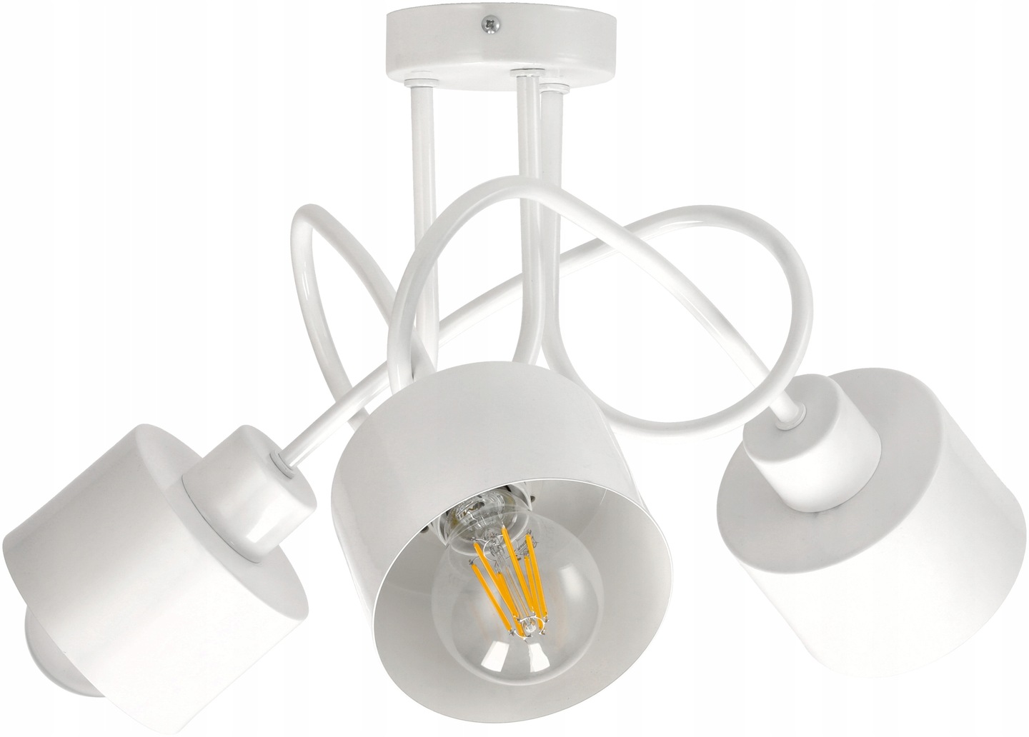 

Lampa Sufitowa żyrandol Wisząca Loft metal kubek 3