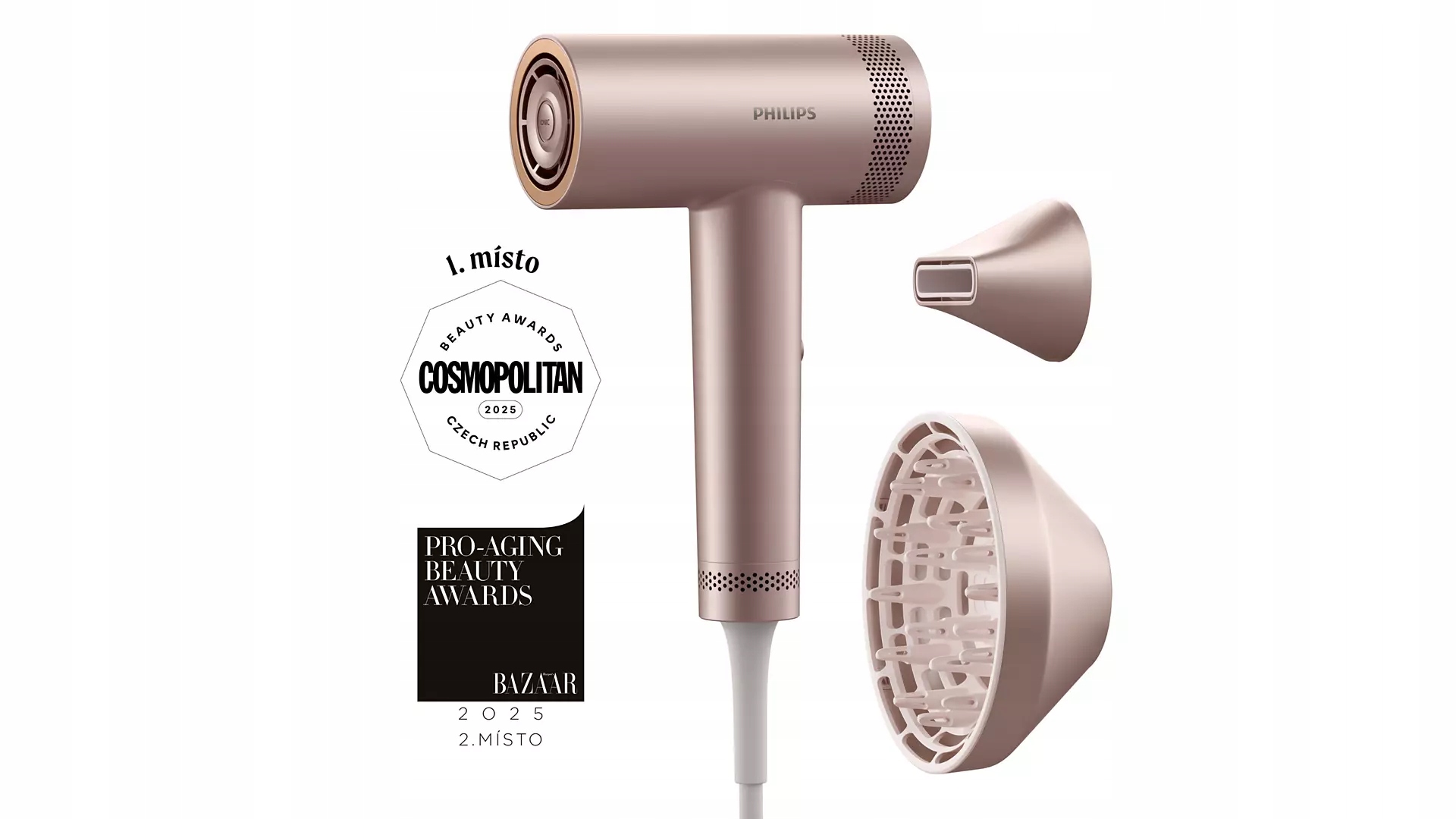 Philips 8000 Vysoušeč vlasů s technologií ThermoShield Advanced BHD837/10