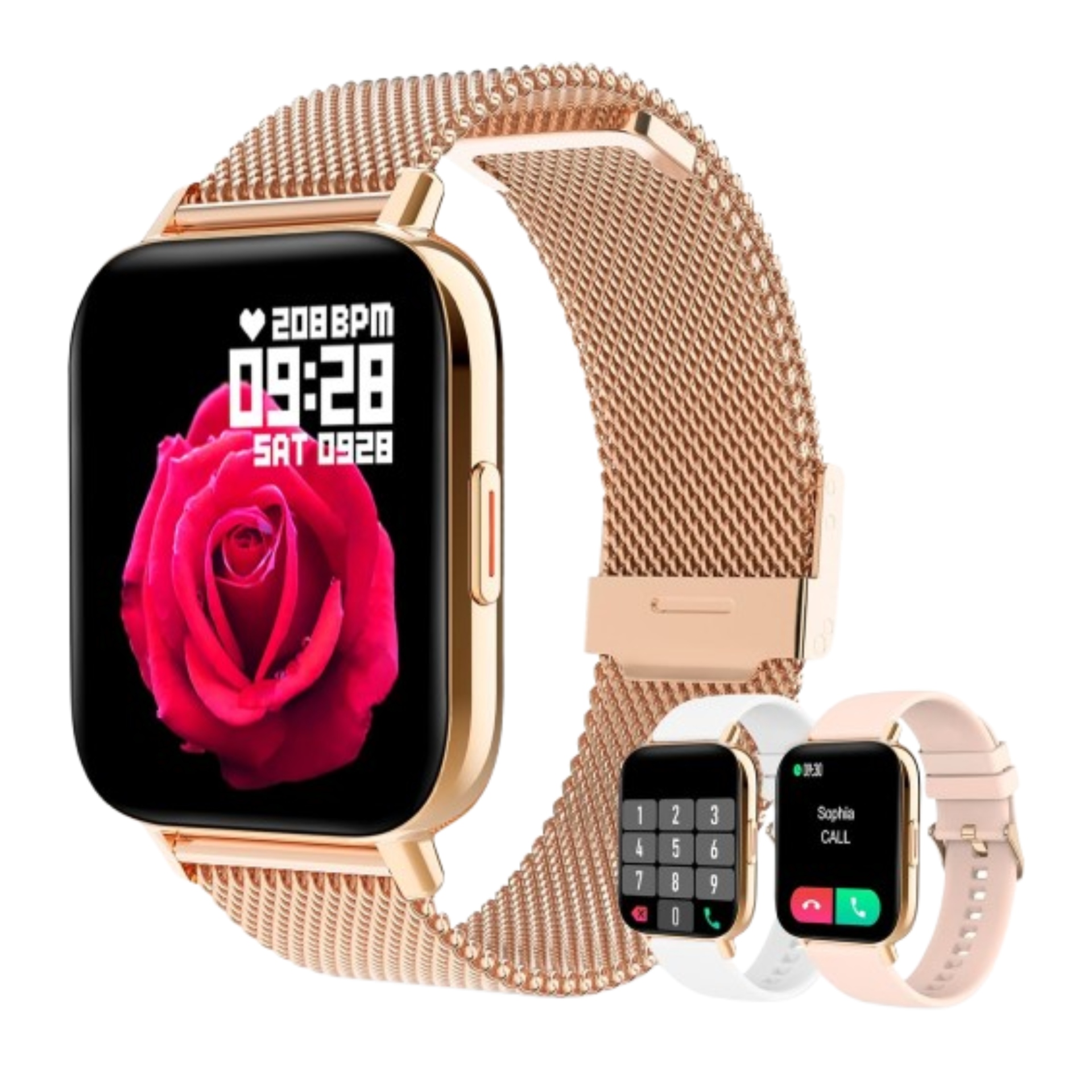 Chytré Hodinky s vyměnitelnými řemínky Elegantní sportovní hodinky Erkwei