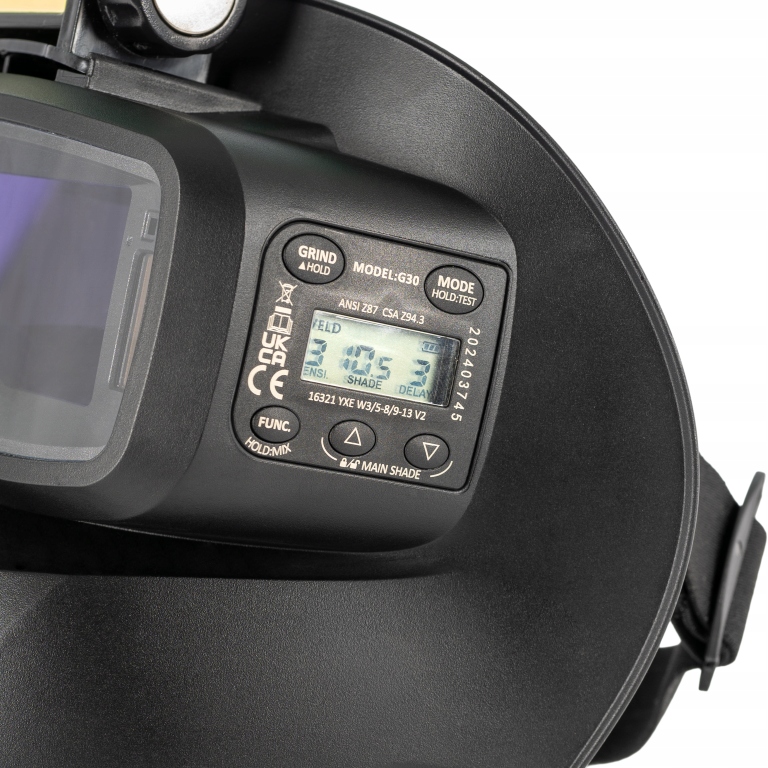 Gogle spawalnicze automatyczne RG30-LCD z osłoną twarzy MAGNUM MIG RG30 Marka Magnum