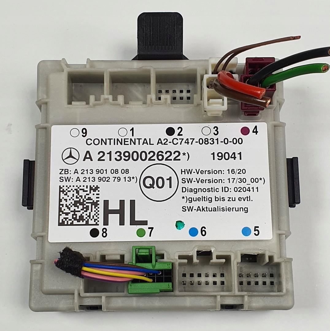 A2139010808 A2139027913 - Модуль двери левый задний MERCEDES W205 A2139002622