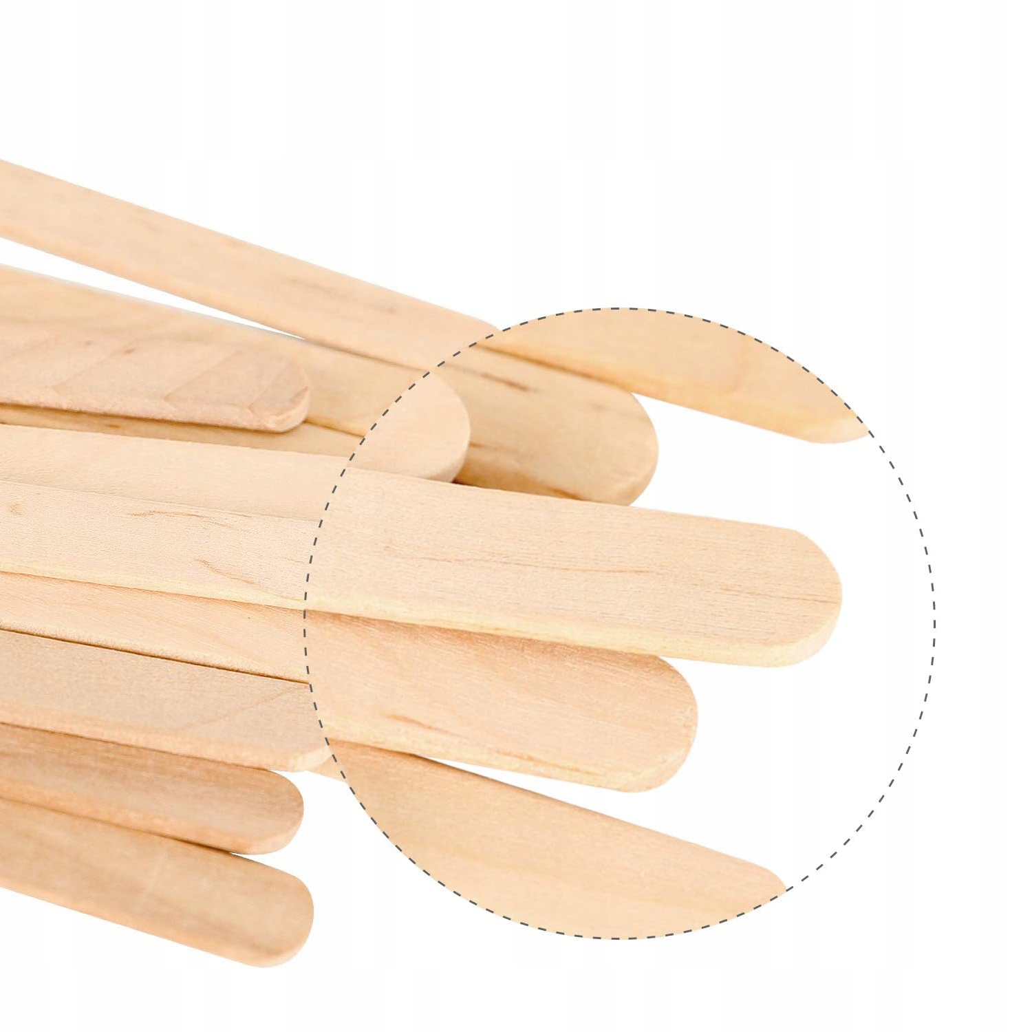 600SZT PATYCZKI DREWNIANE DO LODÓW KREATYWNE DO DOMOWYCH DESERÓW LODOWYCH Marka Bedee