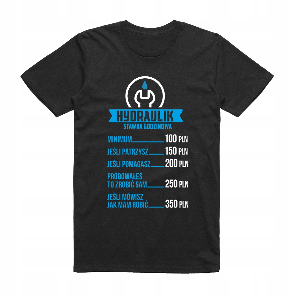 

L - Koszulka T-shirt Hydraulik Hydraulika Dla