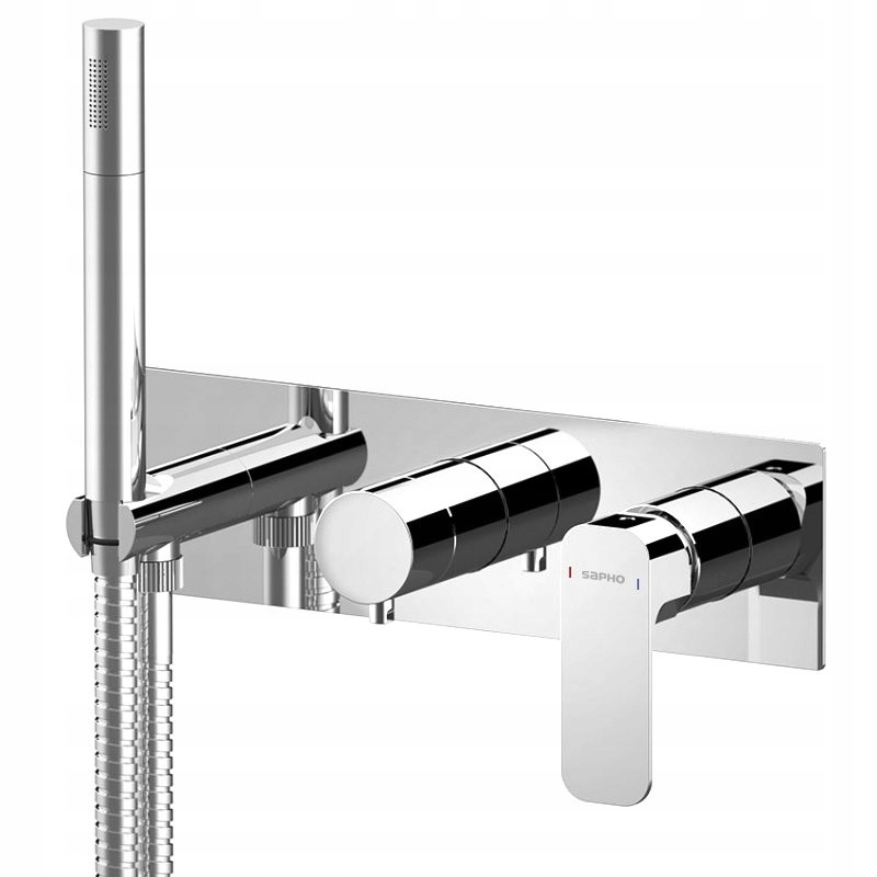 Spy podomietková sprchová batéria s ručnou sprchou, 2 výstupy, chróm (PY52)