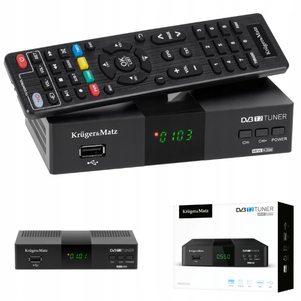 Tuner DVB-T2 Kruger&Matz KM0550