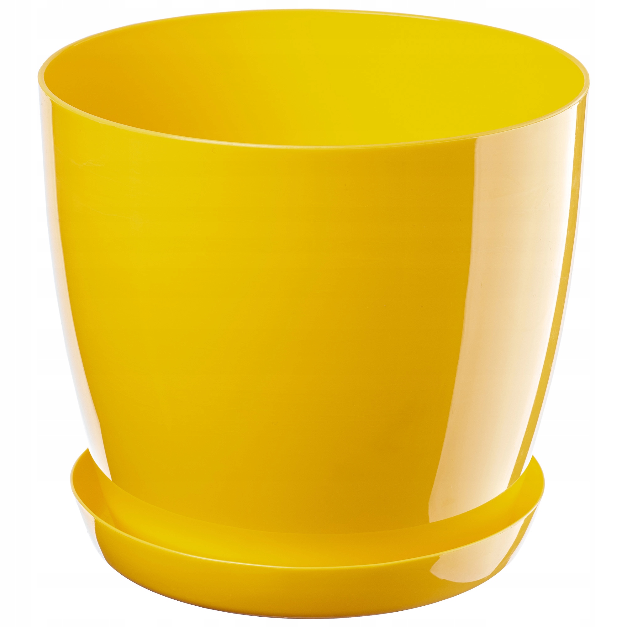 

Doniczka Osłonka Na Kwiaty Podstawka Żółta 16cm