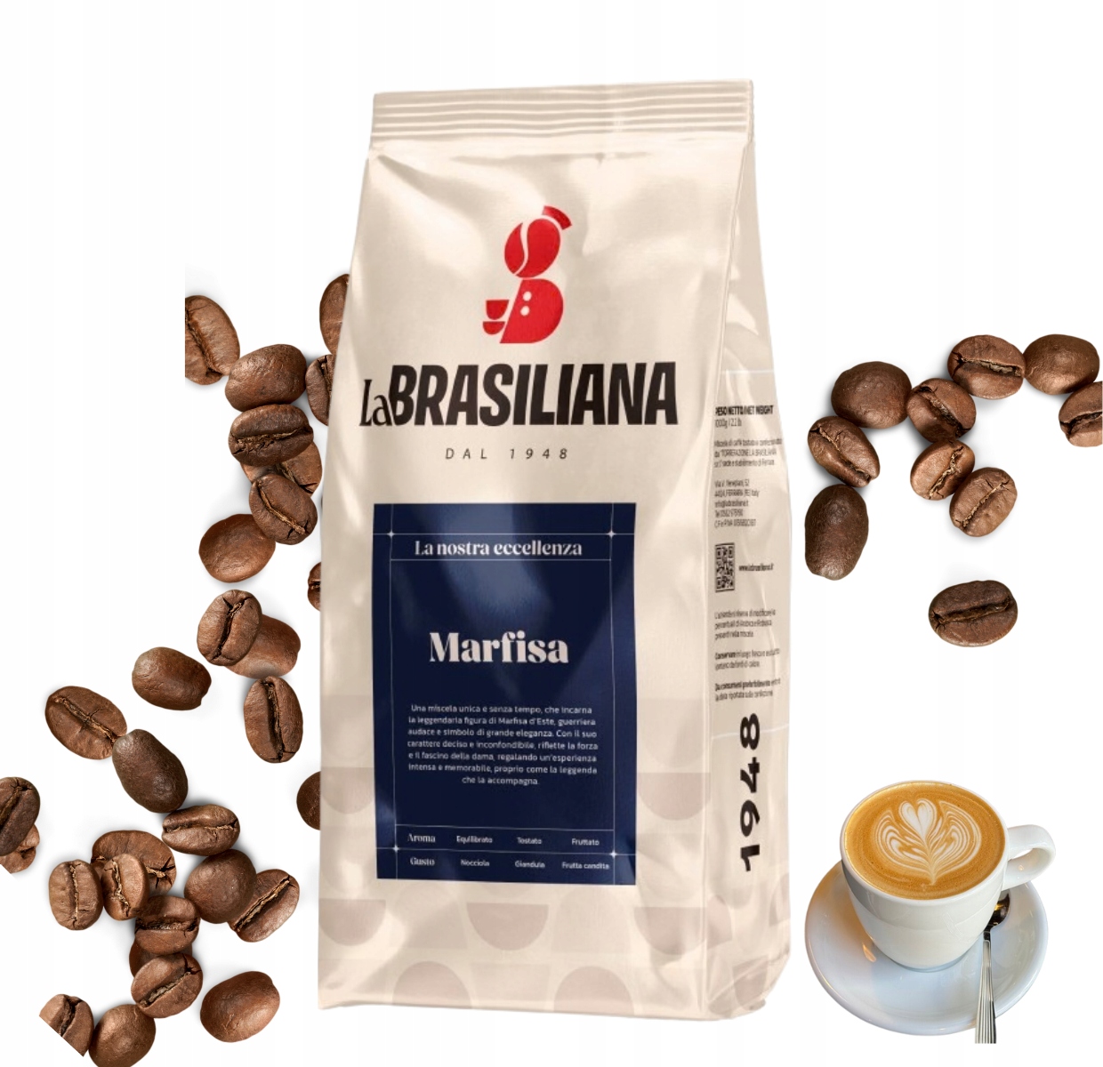 La Brasiliana Marfisa 1KG kawa ziarnista