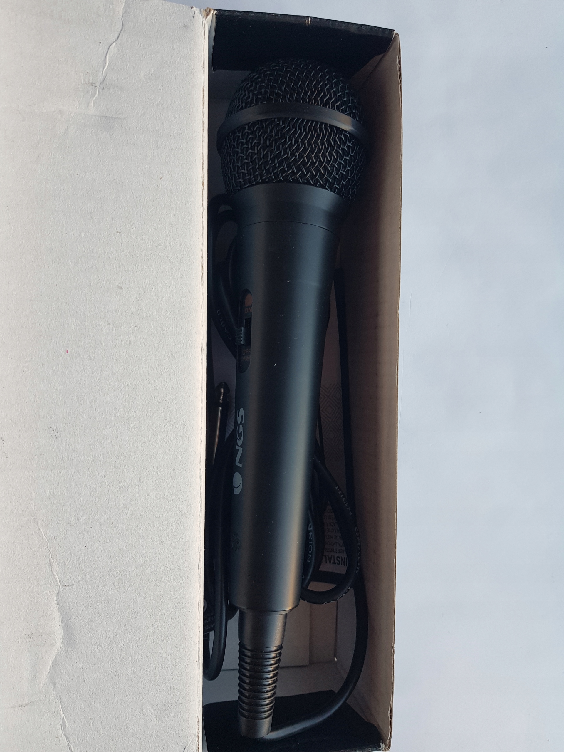 Mikrofon z kablem 3m NGS Singer Fire Kod producenta 0843543061103