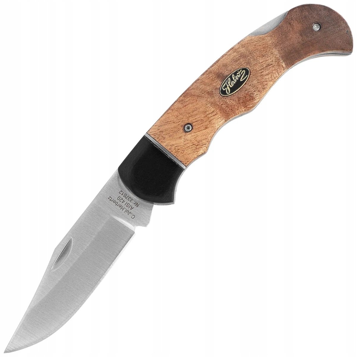 Nůž Herbertz Cjh Burl Wood, Satin 420 (337612)
