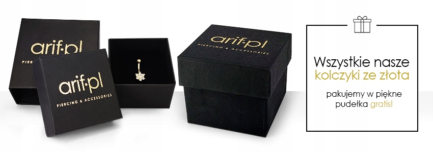 Zlatý labret 18K krystal 1,2/8/2 zlatý Značka Arif