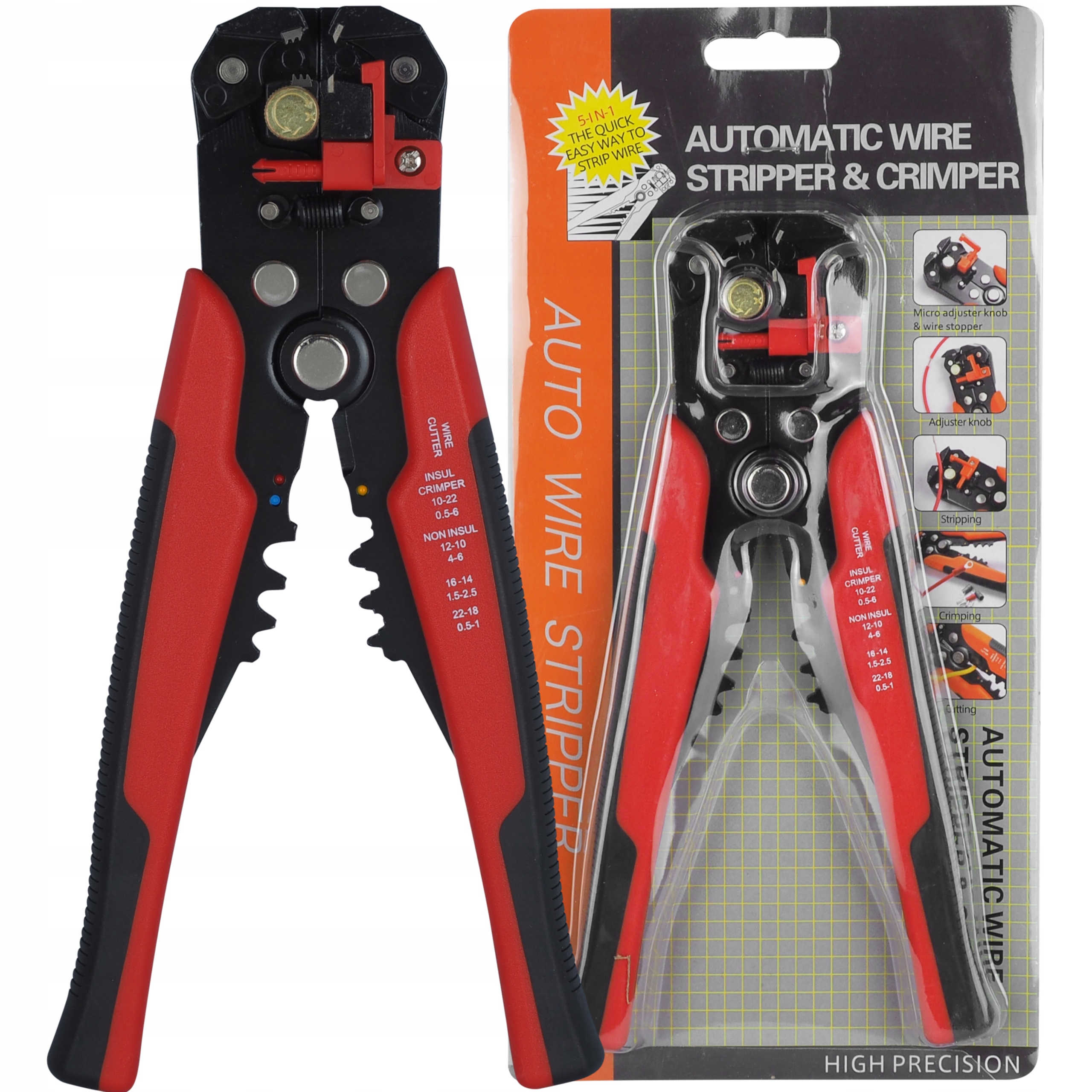 

Szczypce Ściągacz Do Izolacji I Zaciskania 5 W 1