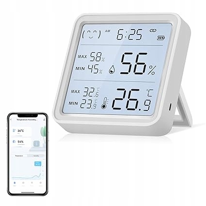 Termometr Tuya Bluetooth, higrometr, termometr pokojowy