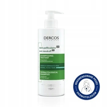 Vichy Dercos Szampon P/łupież Tłusty 390ml