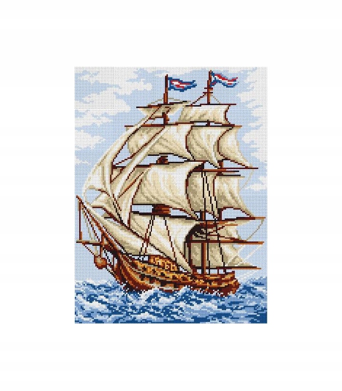 Sada Ariadna kanva mulina vyšívací jehla 30x40 8012