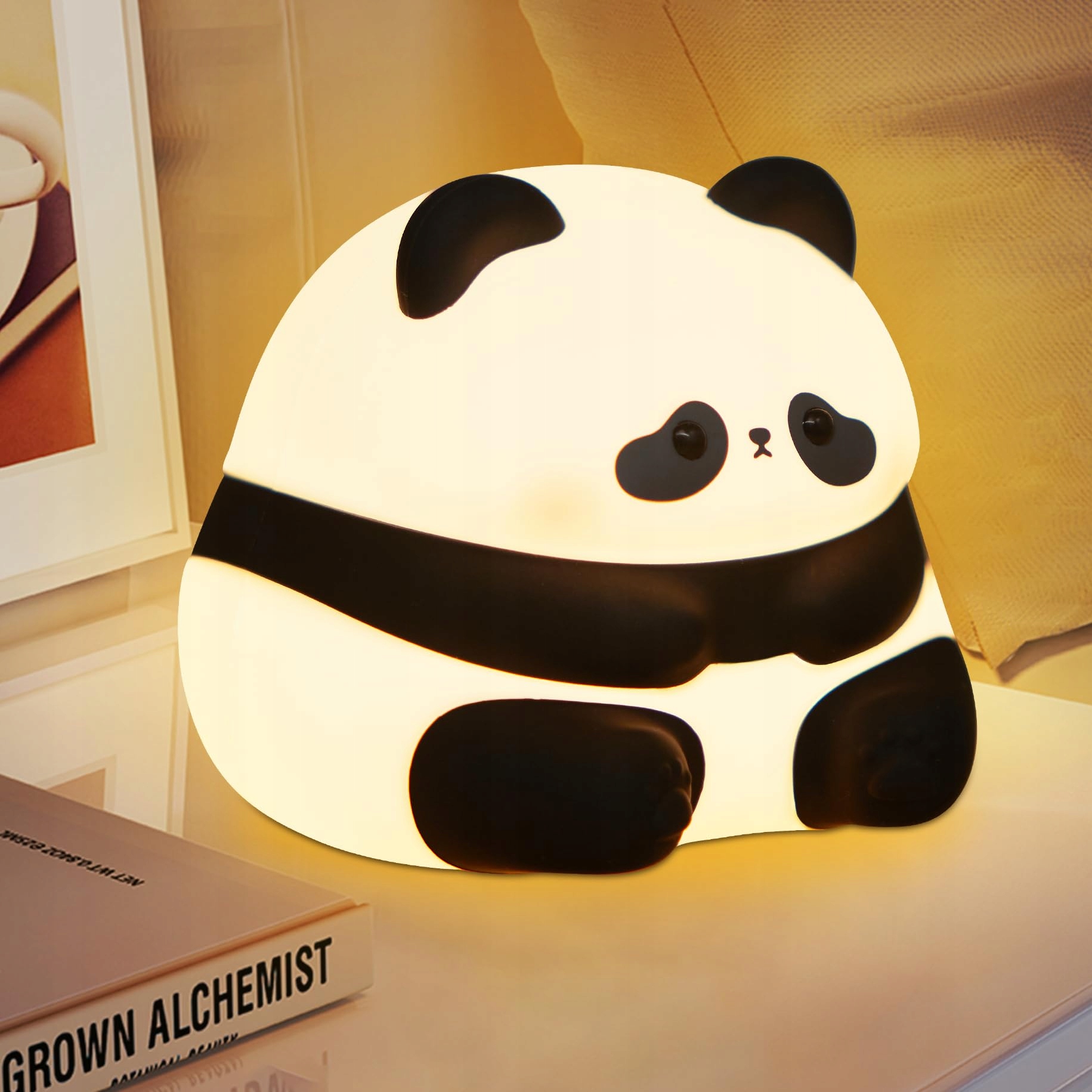 YUANDIAN Lampka Nocna Panda Silikonowa USB Dla Dzieci i Dorosłych — miniatura 8