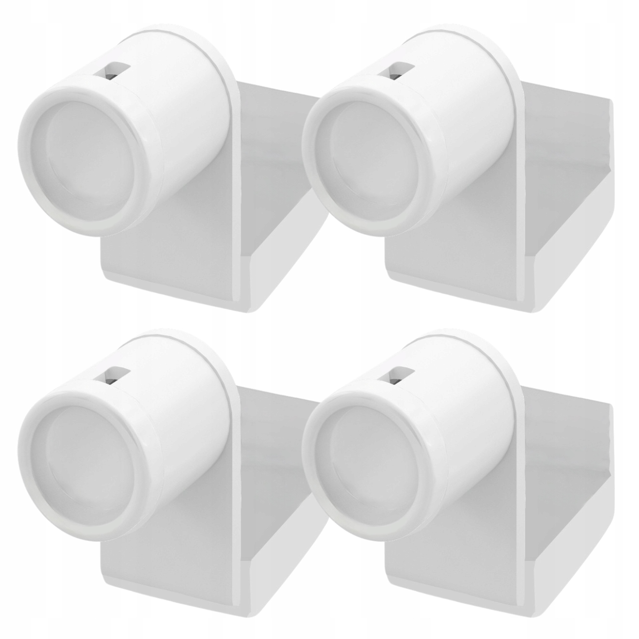 Mocowanie dolne żyłki do rolet uchwyt komplet regulowany BESTA biały 4 SZT