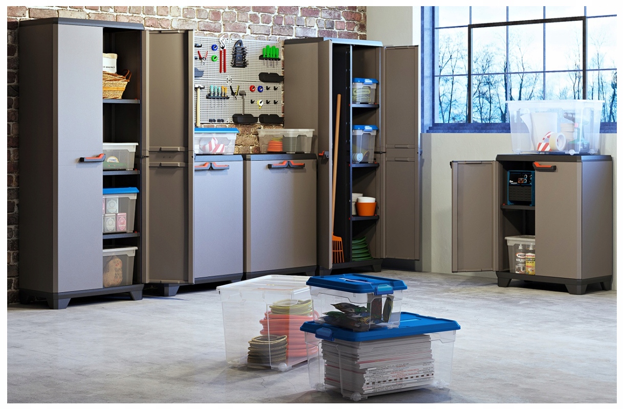 TABLICA NARZĘDZIOWA ORGANIZER WARSZTATOWA GARAŻOWA Kolor dominujący szary