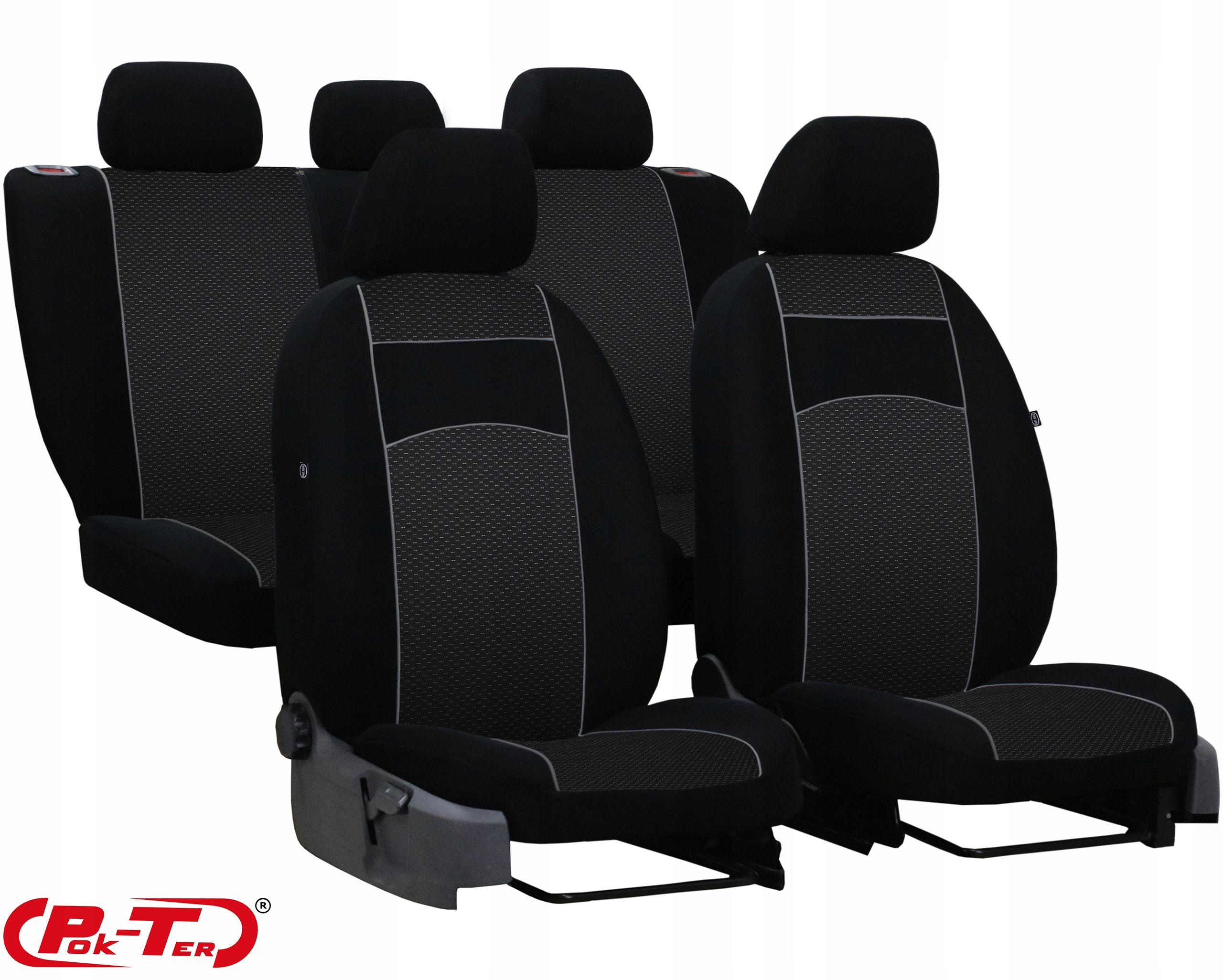 GRUBE POKROWCE MIAROWE NA FOTELE DO VW GOLF 4 Typ pokrowiec