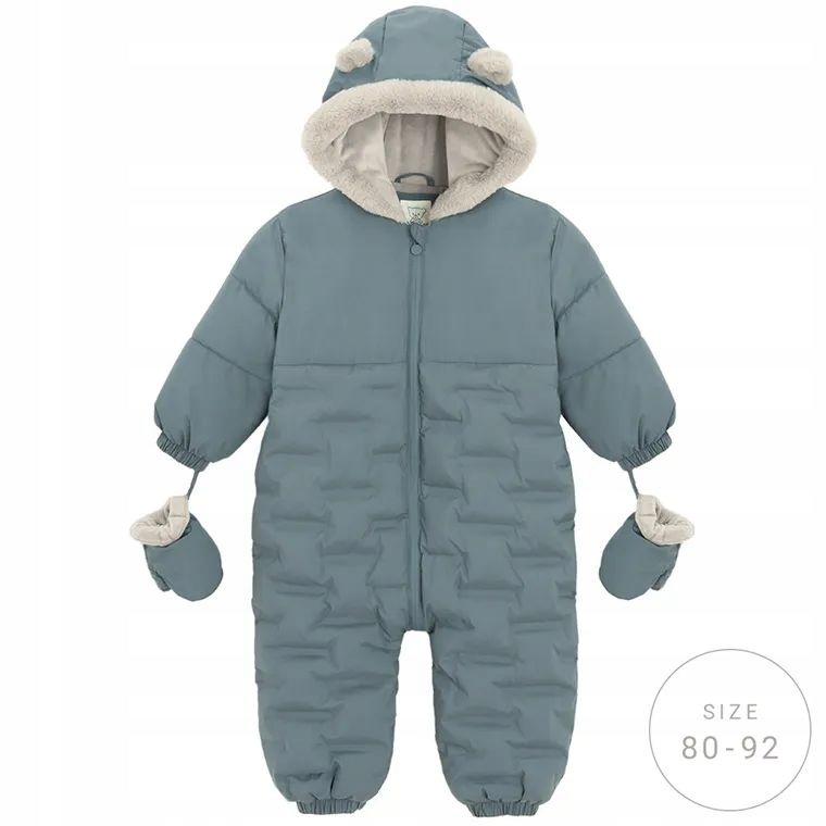 Cool Club kombinezon zimowy wodoodporny Little Bear uszka 86 niebieski
