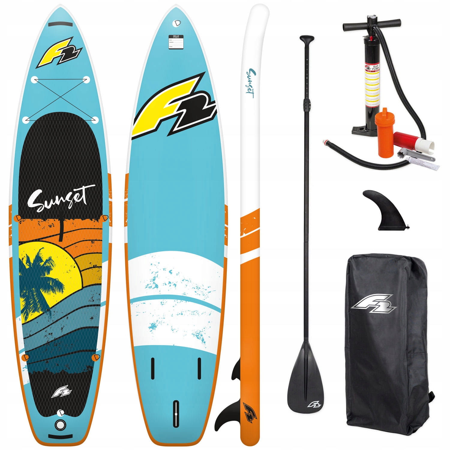 Deska pompowana Sup F2 Sunset 10'2" Turquoise
