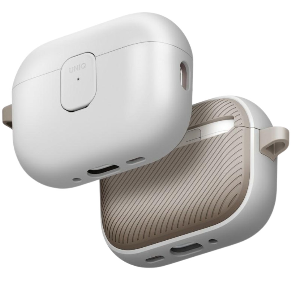 Pouzdro Uniq Clyde pro AirPods Pro 3. generace šedo khaki