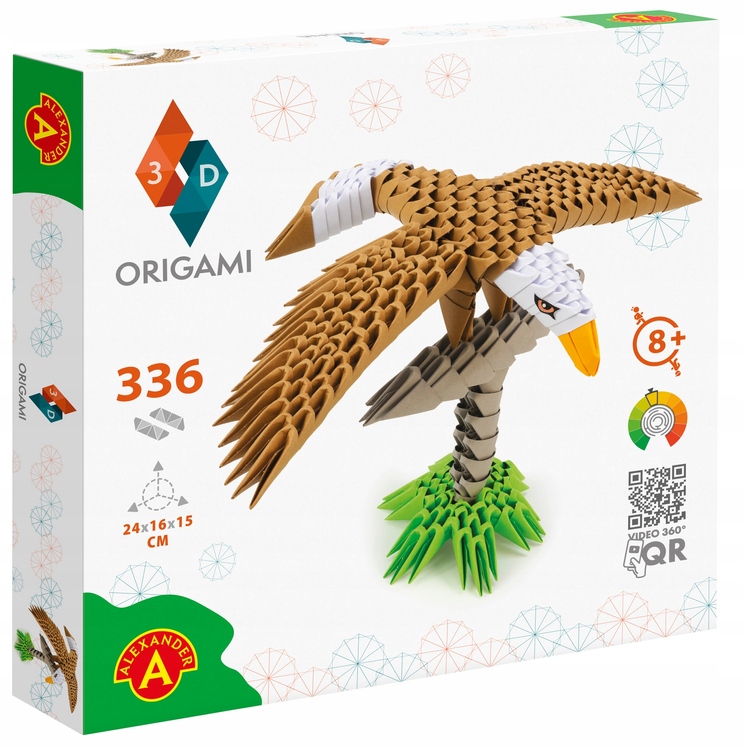 ALEXANDER Zestaw Kreatywne Origami 3D - Orzeł 2551