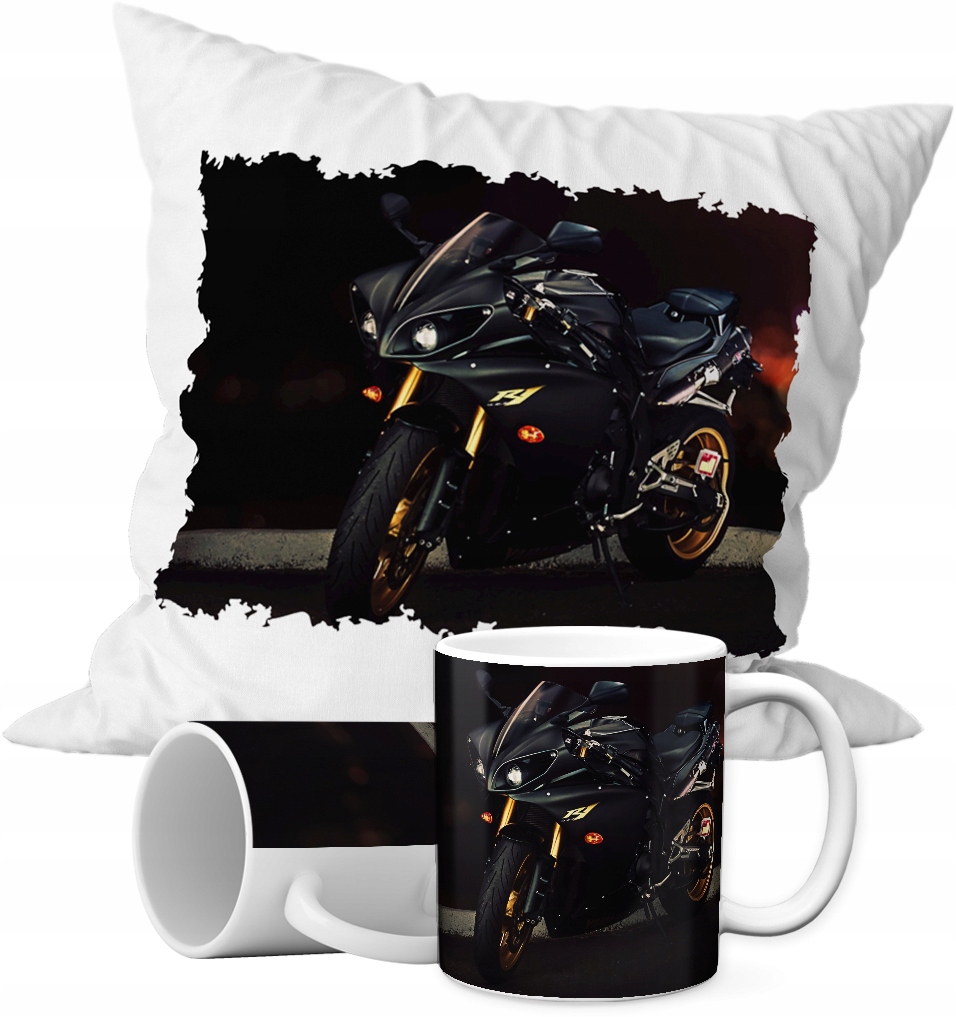 

Zestaw Kubek+poduszka Yamaha R1 Motocykl Sport