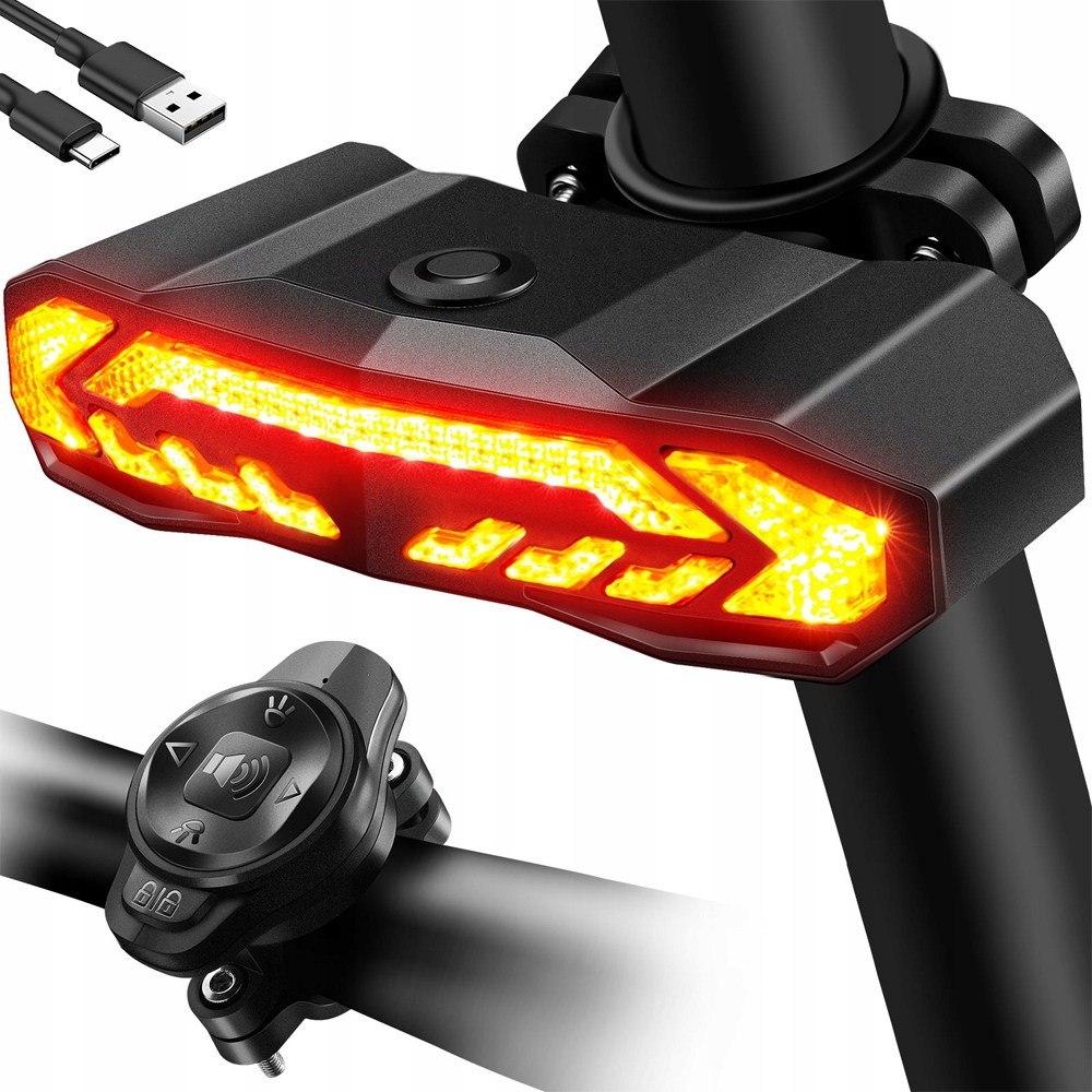 Alarm Motocyklowy Bezprzewodowy Z Pilotem I Funkcją Ładowania Usb