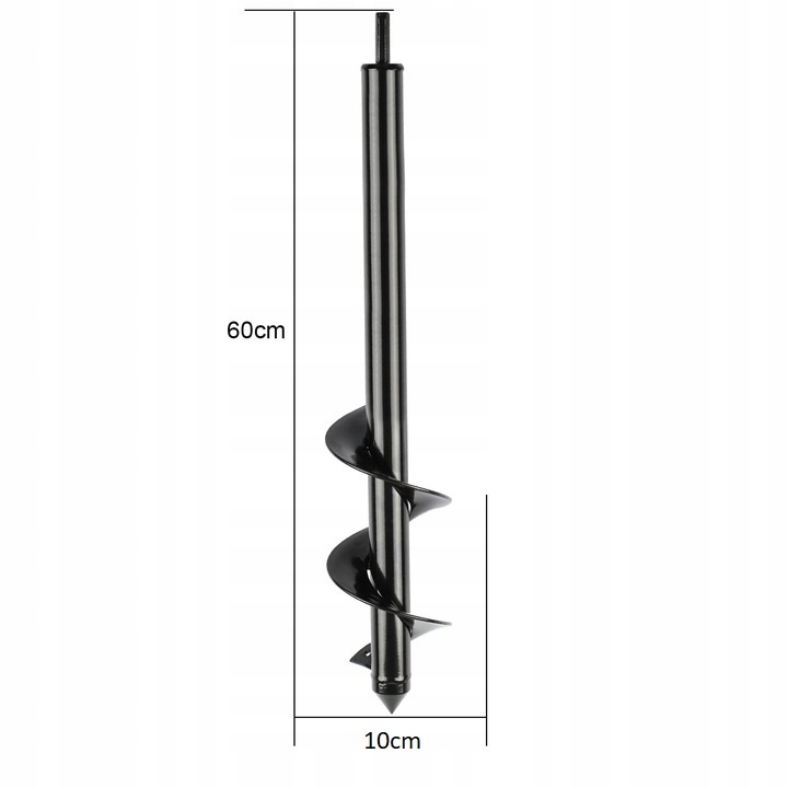 ŚWIDER WIERTŁO WIERTNICA DO SADZENIA ZIEMI GLEBY GLEBOWA 10 CM 60 CM 10/60 Zastosowanie do gleby