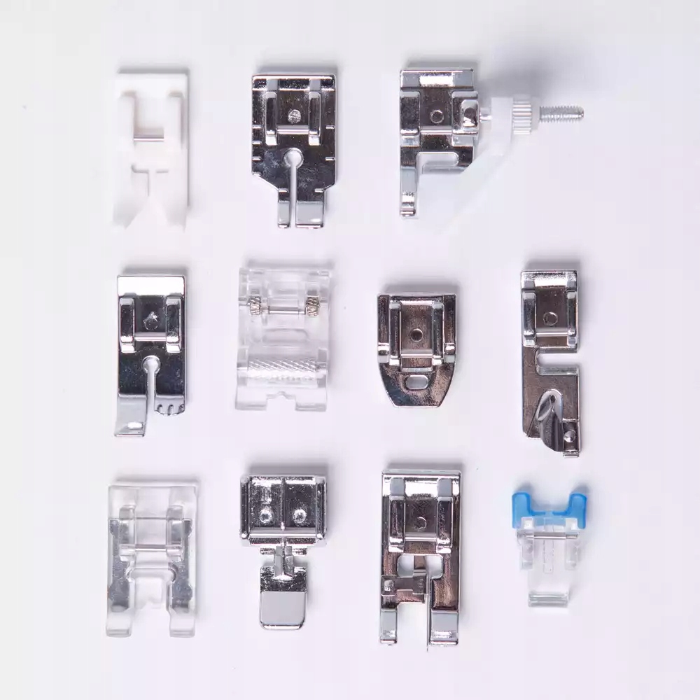 Zestaw 11 stopek do maszyn do szycia PFS Marka bez marki