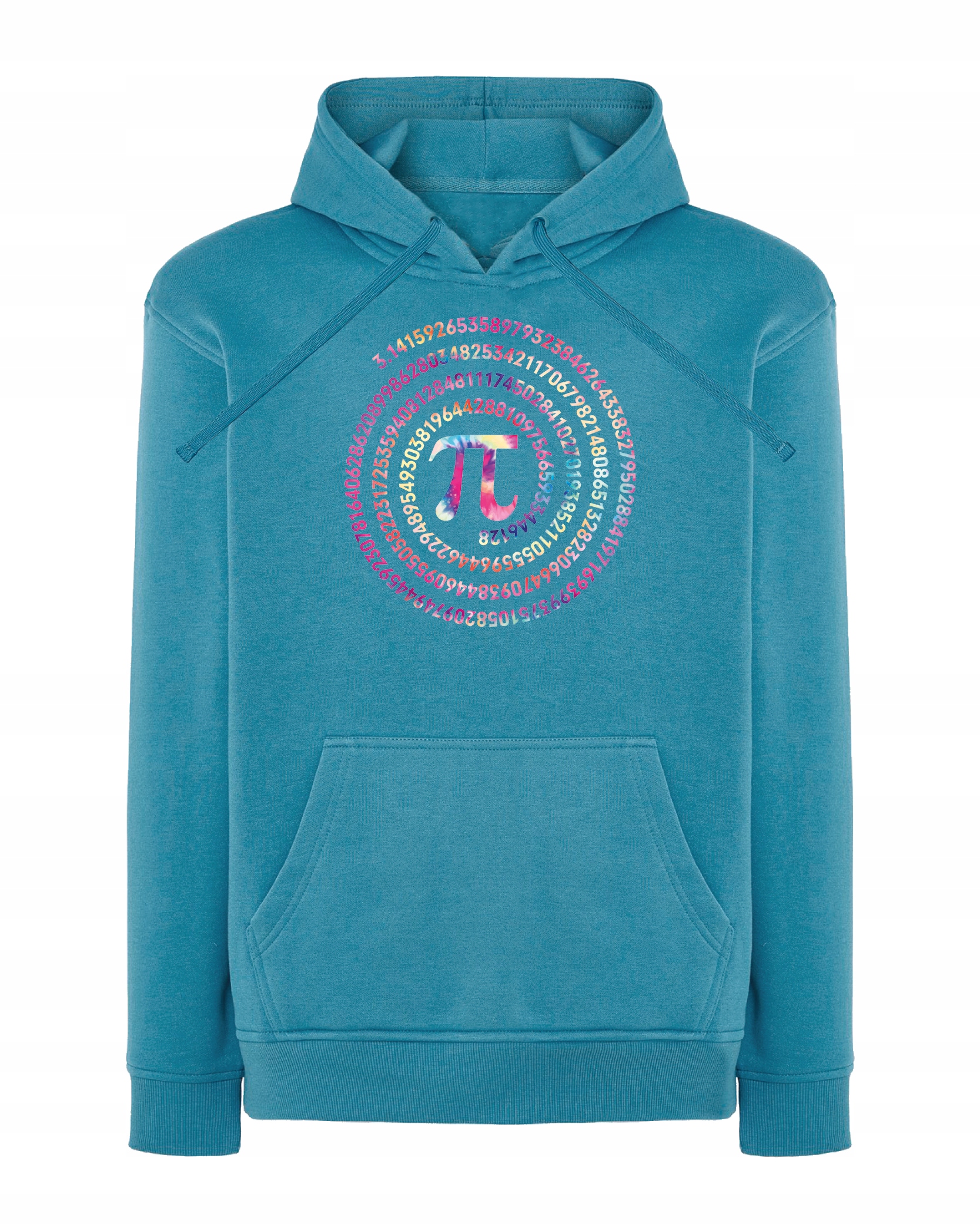 Mikina s kapucí Den učitelů Matematika Číslo Pí Modrá M