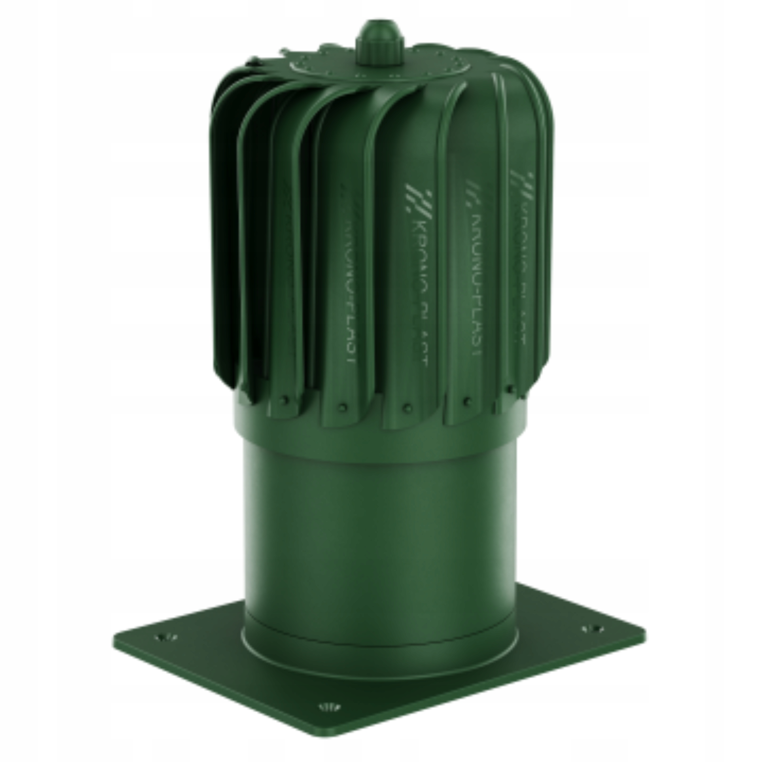 Podélná komínová vložka Otočná Pro Větrání s krysou fi150 Zelená 6020