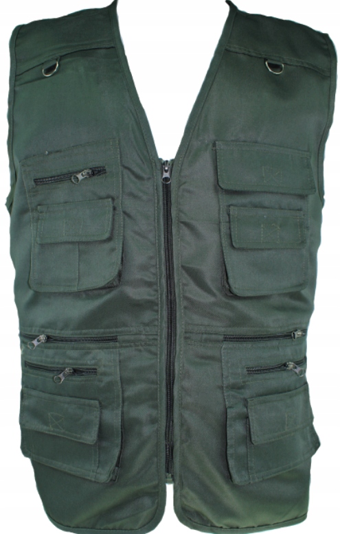 KAMIZELKA MĘSKA DUŻO KIESZENI BEZRĘKAWNIK 4XL B25