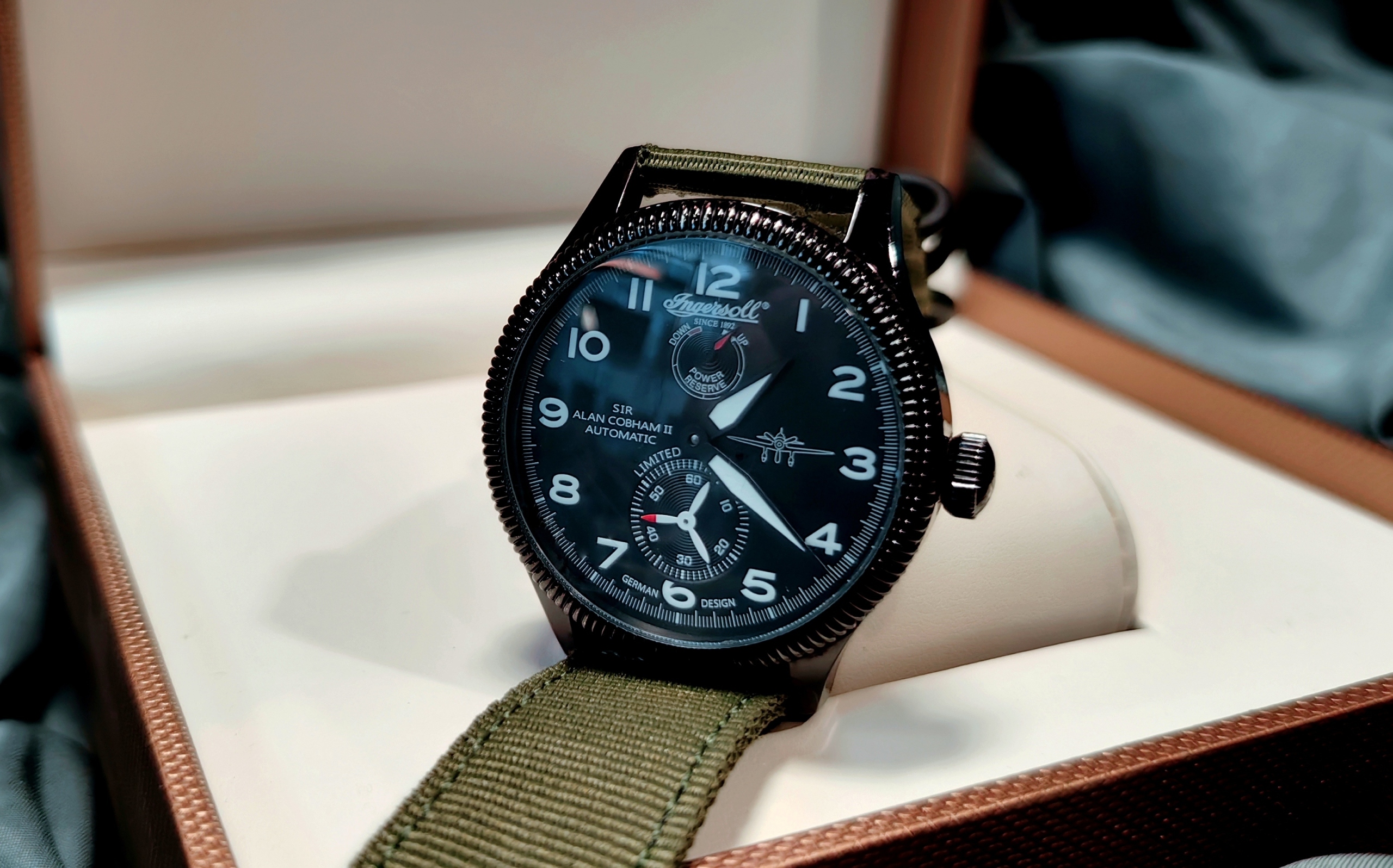 Zegarek Ingersoll Cobham II Automatic Aviator Limited Edition Rezerwa 51 H Marka Ingersoll