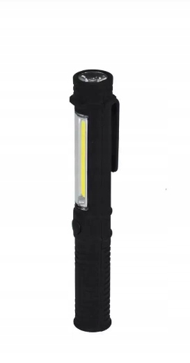 Latarka warsztatowa 0,5W + lampa led cob 1,5W AA2537
