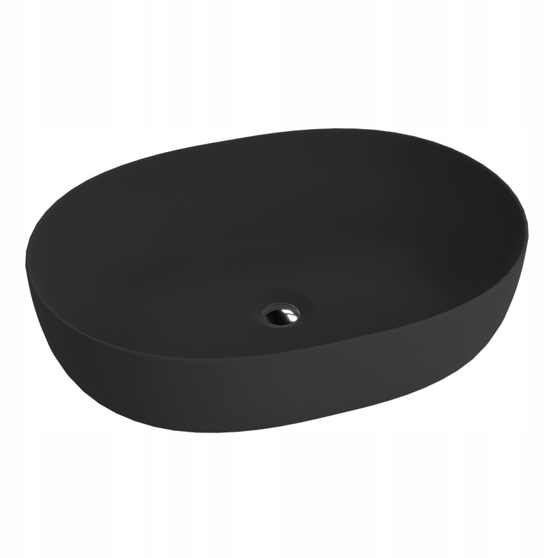 Umyvadlo na desku Blas Black – černé, moderní provedení